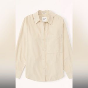 Abercrombie & Fitch Oversized Corduroy Shirt